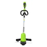 Триммер аккумуляторный Greenworks GD40LT, 40V, 38 см, с 1хАКБ 4 Ач и ЗУ (2112207UB) — фото 3