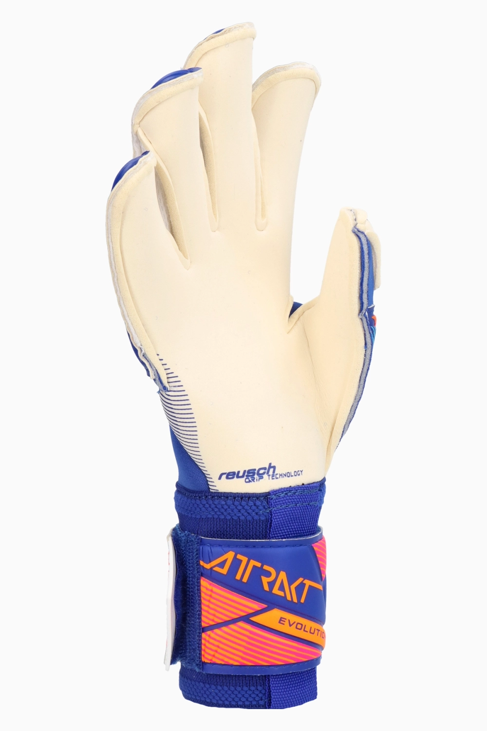 Вратарские перчатки Reusch Attrakt Gold X Evolution - синий