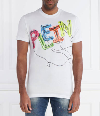 Футболка Round Neck SS Philipp Plein - белый(MTK7086 PJY002N)