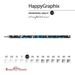 Карандаш ч/г НВ "HappyGraphix. Сказочные животные. Динозаврики" (Bruno Visconti)