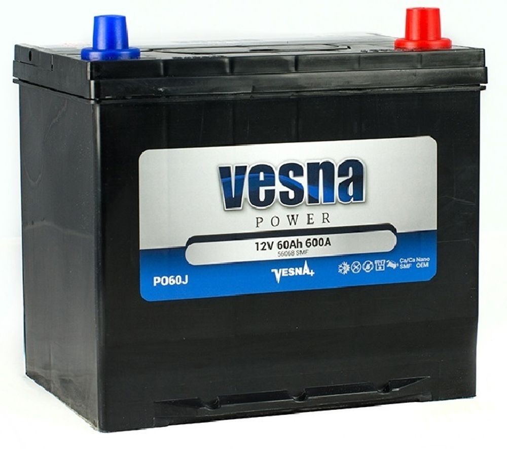 VESNA JIS EFB Stop&Go 6CT- 60 ( VSG60J ) аккумулятор VESNA JIS EFB Stop&Go 6CT- 60 ( VSG60J ) аккумулятор