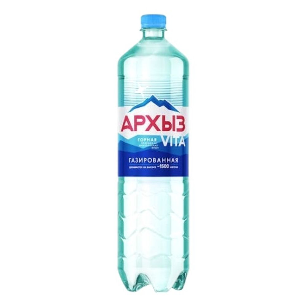 1,5Л ВОДА МИН АРХЫЗ VITA ГОРНАЯ ПРИРОДНАЯ Б/Г ПЭТ