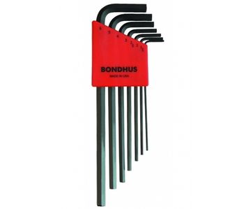 Набор из 7 черных ключей BONDHUS L 1.5-6mm 12192
