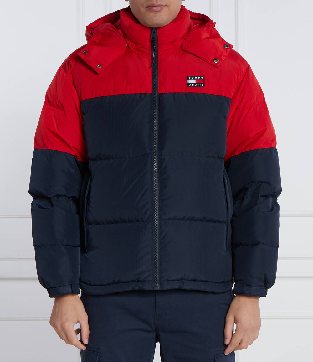 Пуховая куртка ALASKA colorblock Tommy Jeans - темно-синий(DM0DM17482)