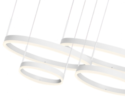 Люстра димм. Тор белый Led 174W