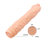Телесный вибратор-реалистик Barbara - 22,5 см.