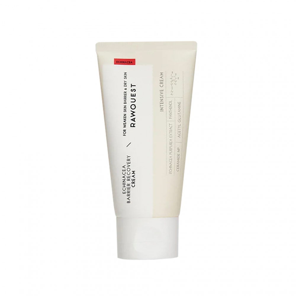 RAWQUEST Barrier Recovery Cream Восстанавливающий крем для лица с пантенолом и гиалуроновой кислотой 80мл