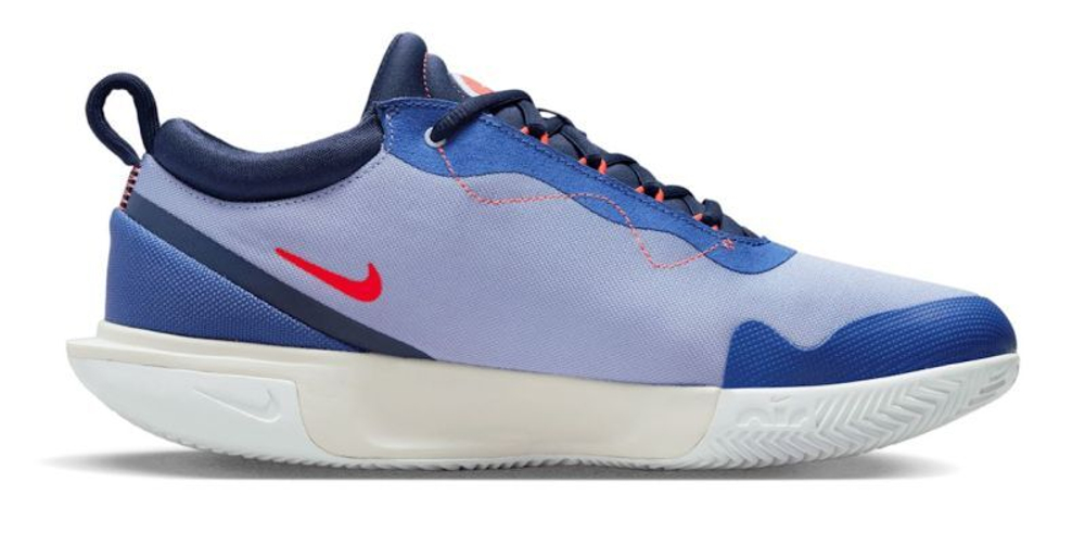 Мужские кроссовки теннисные Nike Zoom Court Pro Clay - lapis/bright crimson/midnight navy