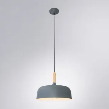 Подвесной светильник 1*E27 A7102SP-1GY серый Kayla Arte Lamp