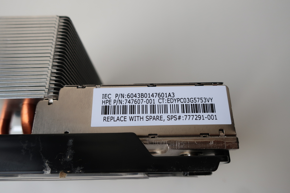 Радиатор HP DL380 Gen9 High Performance б/у