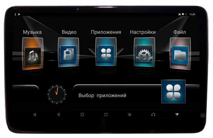 Монитор навесной (на подголовник) для автомобилей BMW - Parafar TechBMW, экран 12.5" FULL HD, Android 9