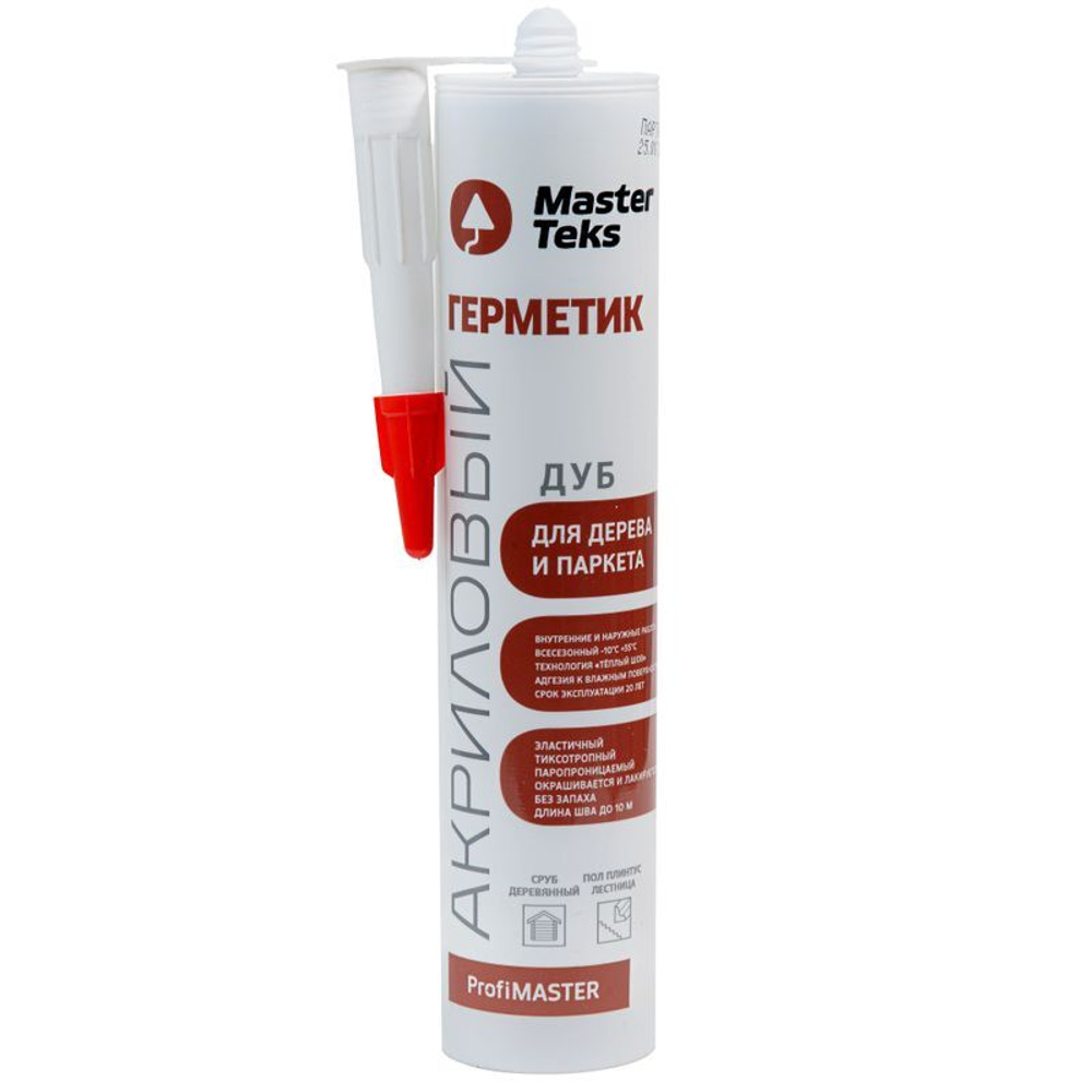 Герметик для дерева и паркета MasterTeks дуб 290 мл