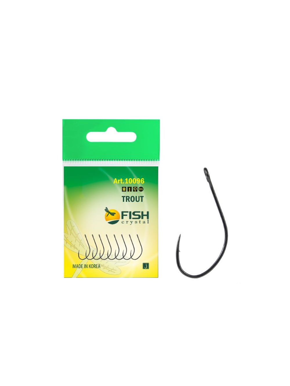 Крючок рыболовный TROUT 10096 с большим ушком №6