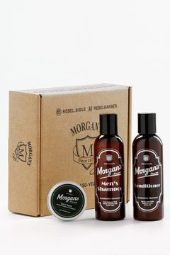 Подарочный набор Morgan's, шампунь 100 мл + кондиционер 100 мл + матовая паста 30 мл