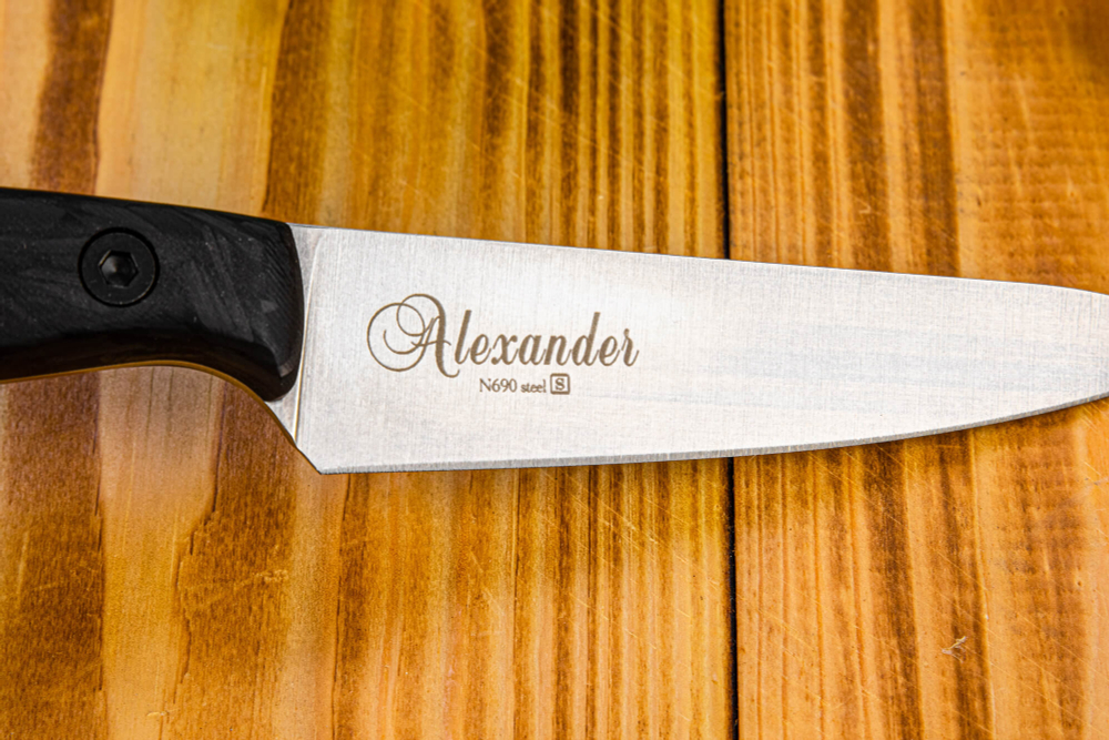 🏆Кухонный нож Alexander S N690 Carbon