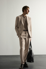 КОСТЮМНЫЕ БРЮКИ SLIM FIT — ZARA