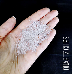 Натуральный кварц мелкий Quartz Chips, 3-5мм, 100гр