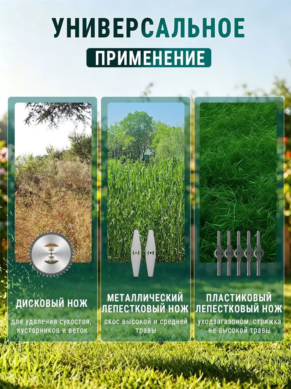Триммер аккумуляторный садовый, газонокосилка аккумуляторная, для травы
