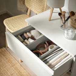 IKEA KOSINGEN  (ИКЕА КОСИНГЕН)  -  Коробка для хранения - светло-серая 20x38x12 см