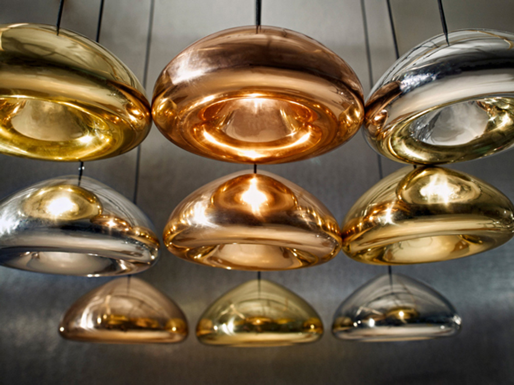 люстра tom dixon void brass