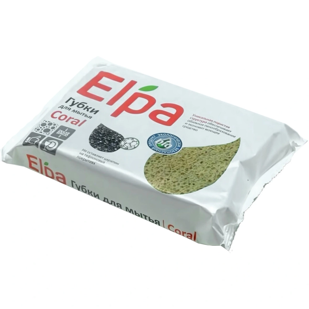 Губка для посуды «ЧистоДел» Elpa Coral 2 шт