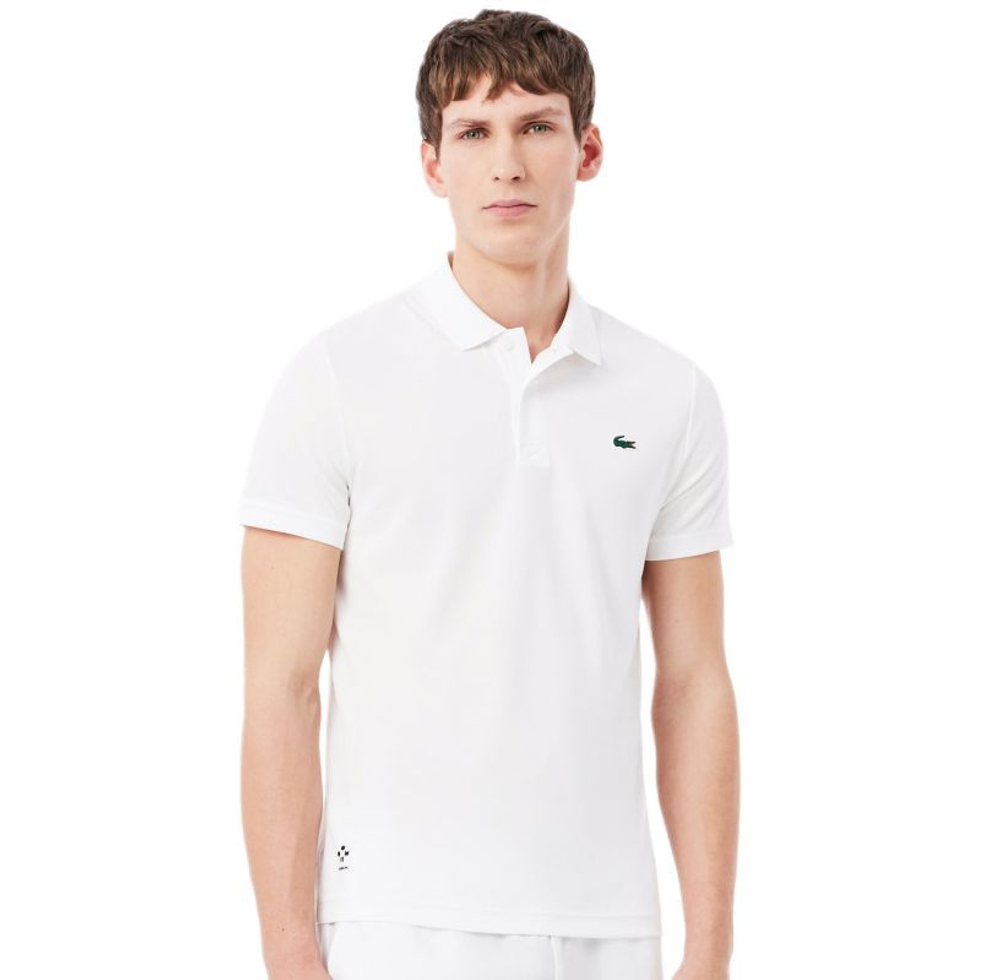 Теннисное поло Lacoste Tennis x Daniil Medvedev - white
