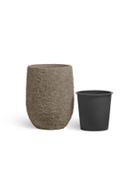 Кашпо TREEZ Effectory Terra Middle-чаша серый беж в-50, д-40 см 41.33-22-24-114-RB-50