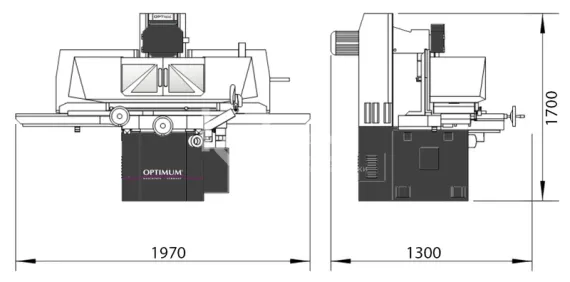 Плоскошлифовальный станок Optimum OPTIgrind GT 22