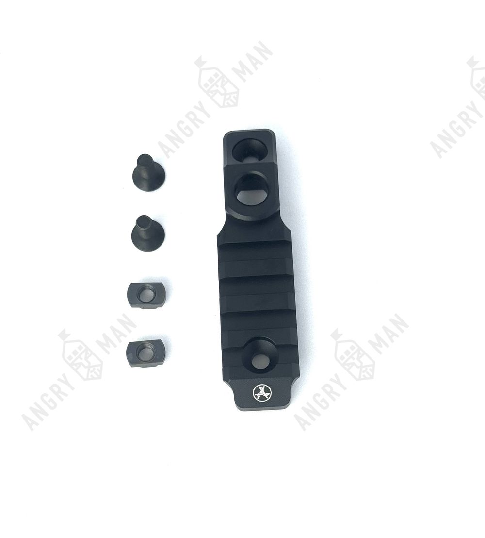 Планка пикатинни M-Lok 4 слотов с гнездом под QD антабку (алюминий 7075), Armacon