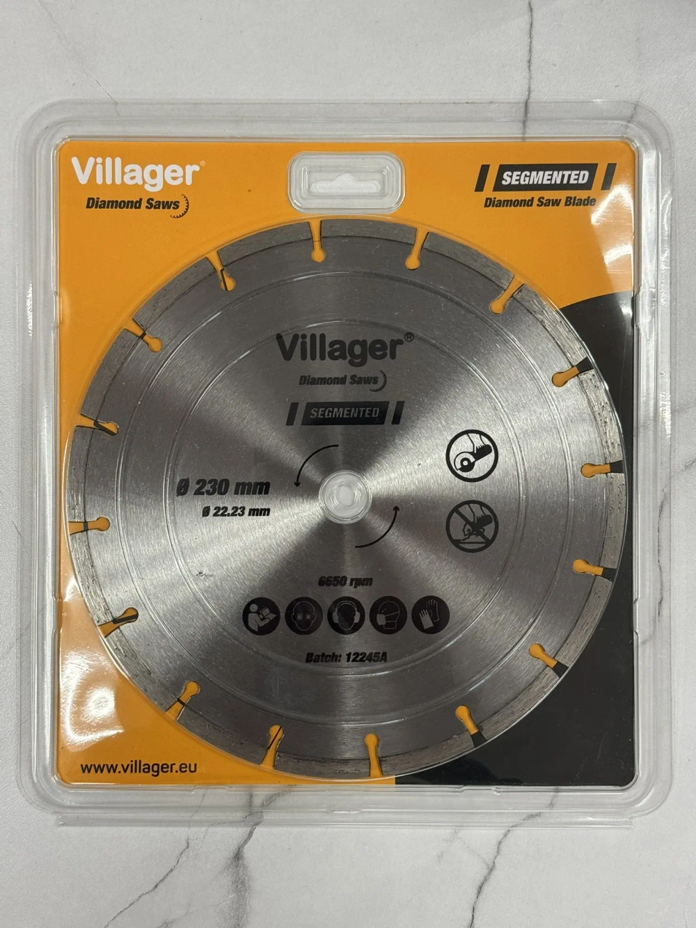 Алмазный отрезной диск - сегментированный Villager DCB-230C
