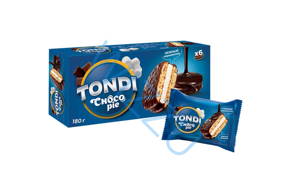 Печенье Tondi Choco Pie 180гр 6шт