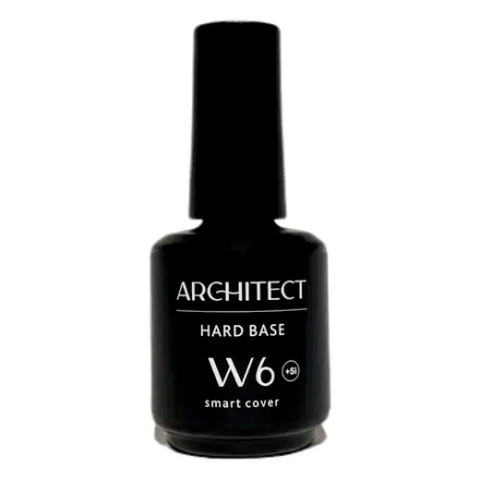 Nail ARCHITECT HARD BASE Прозрачная крепкая каучуковая база для гель-лака с кремнием 15 мл