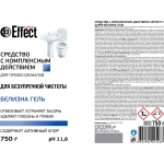 Средство для сантехники чистящее Effect Super 0.75 кг гель с хлором