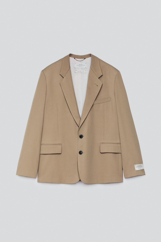 ZARA X BAISI GUADAGNINO КОСТЮМНЫЙ БЛЕЙЗЕР, ХАКИ