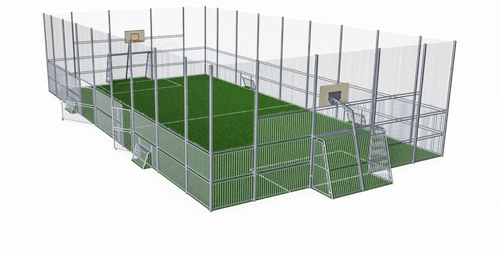 Площадка MUGA, 12x24 - металл