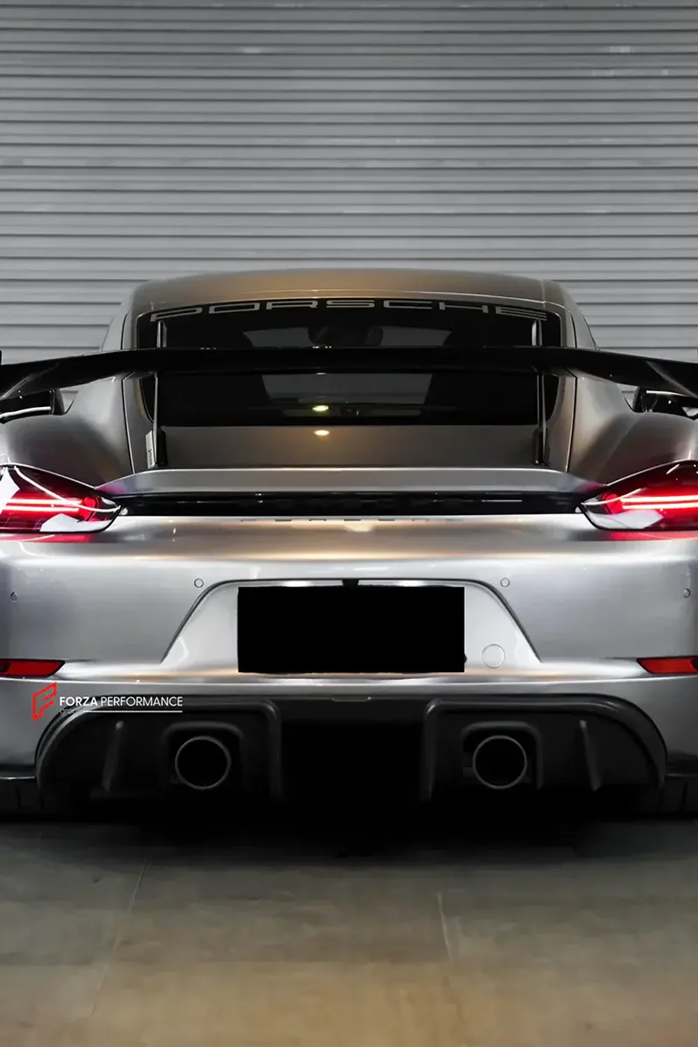 Карбоновый диффузор для Porsche 718 982 GT4 GT4RS 2016+ Порше