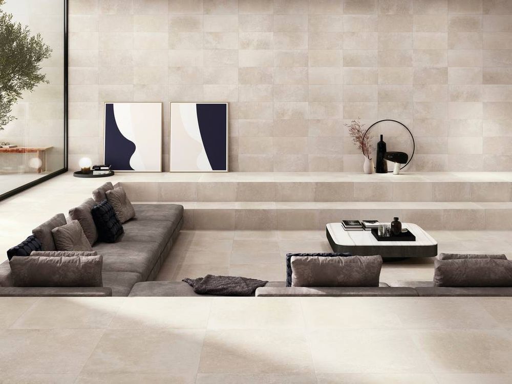 Terraslab, Midtown Cream Base C3/R11 Antislip 600х1200х20мм 1шт/уп - керамогранит уличный