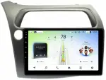 Магнитола для Honda Civic 8 хэтчбэк 2006-2011 левый руль - Teyes CC4L-DTS монитор 9" IPS, Android 14, Быстрая, Snapdragon 662, CarPlay, 4G SIM-слот