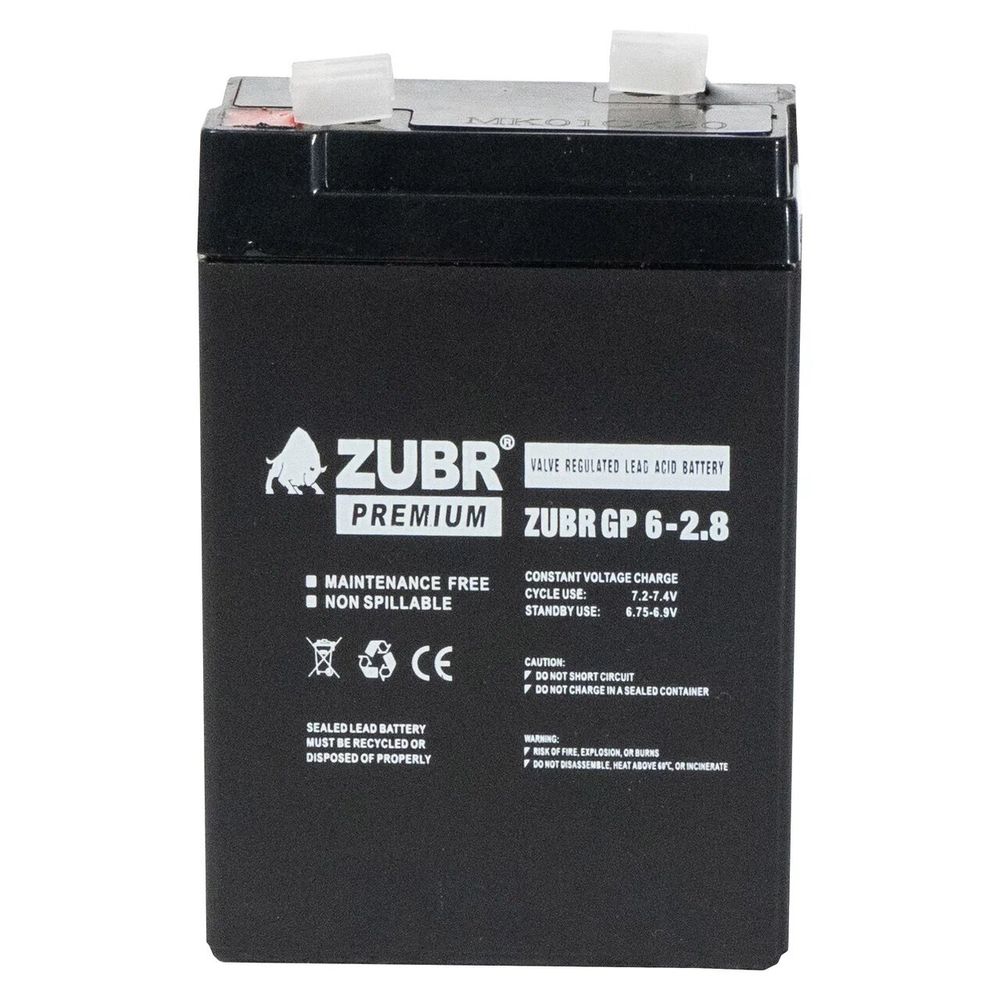 Аккумулятор ZUBR GP6-12 ( 12Ач / 6В ) AGM