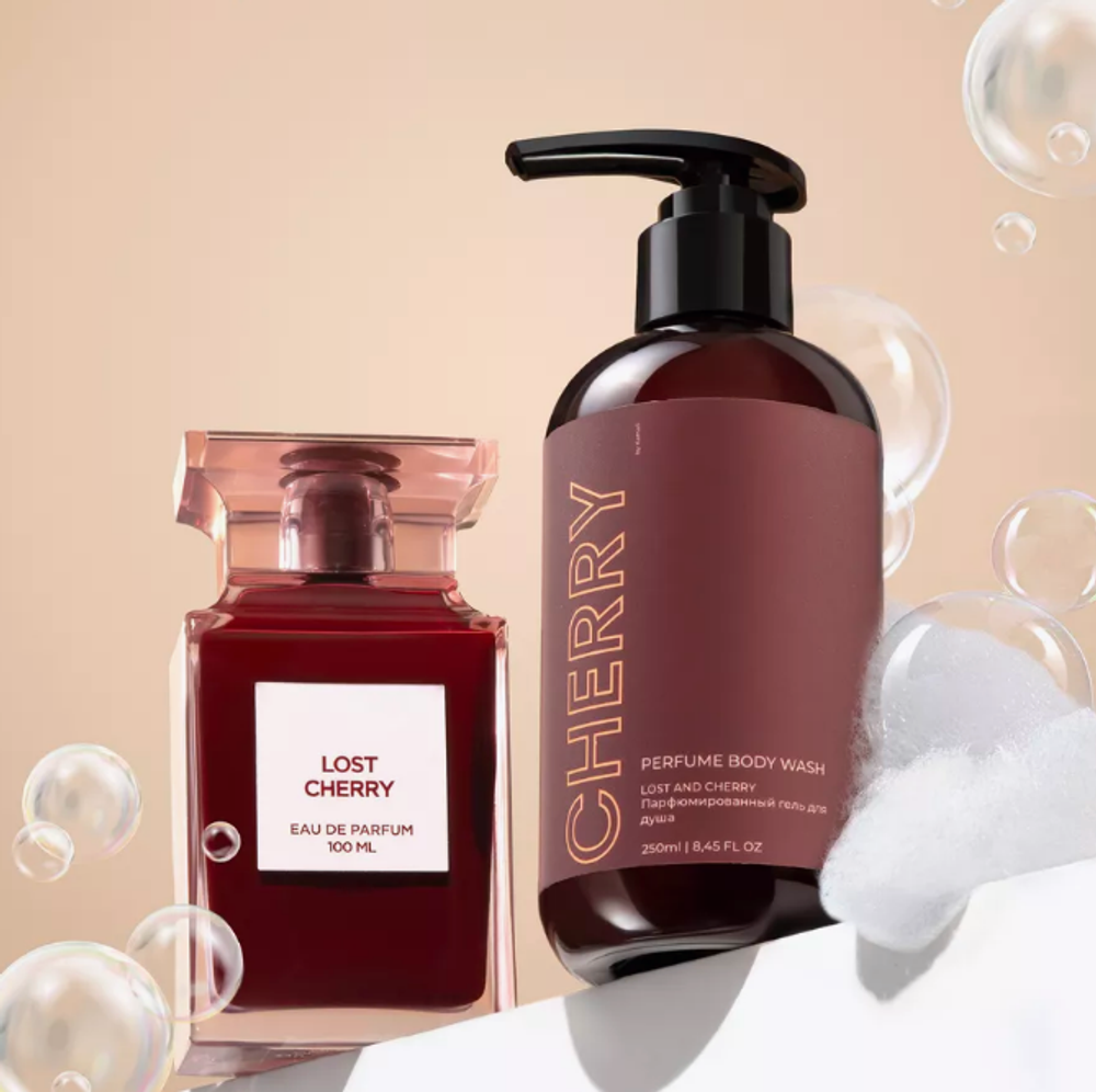 Парфюмированный гель для душа Kamali «Cherry» Perfume Body Wash 250 мл