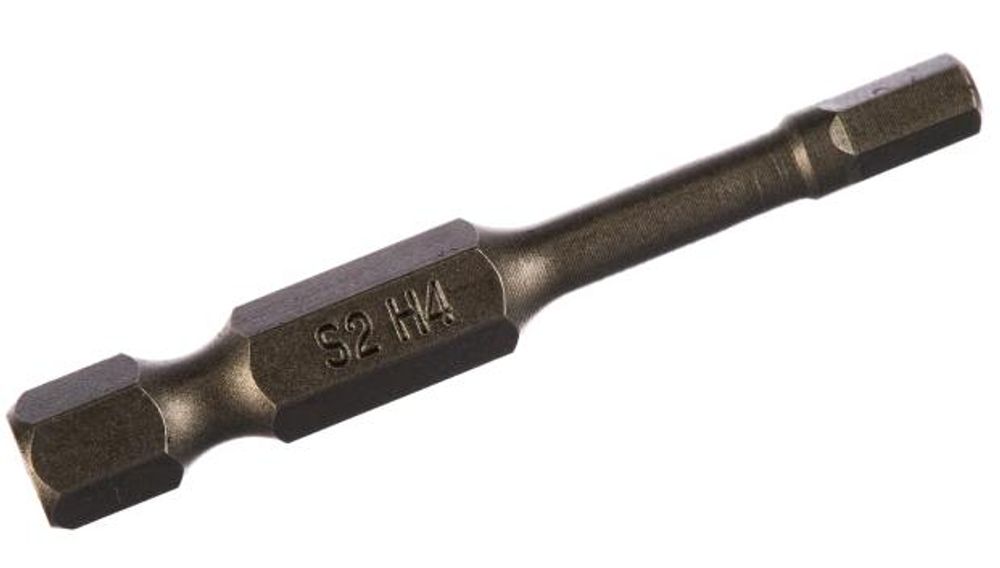 Бита H4 * 50мм для конфирмата, HEX (уп 10шт) /Quadro Torsion 440450 Бита H4 * 50мм для конфирмата, HEX (уп 10шт) /Quadro Torsion 440450