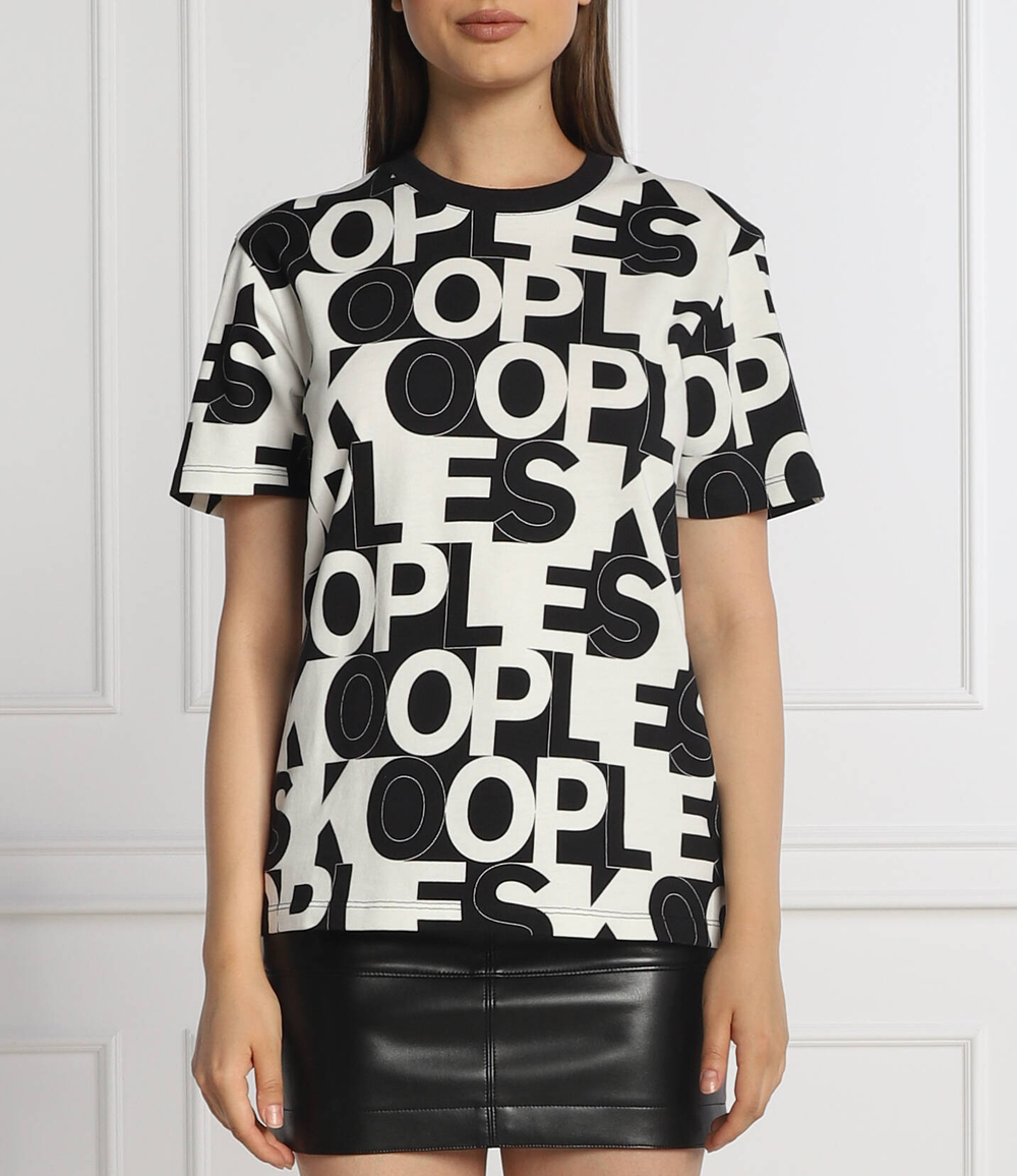 футболка The Kooples - черный(FTSC25001K)