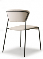 Стул с обивкой Scab Design Lisa, антрацит, слоновая кость