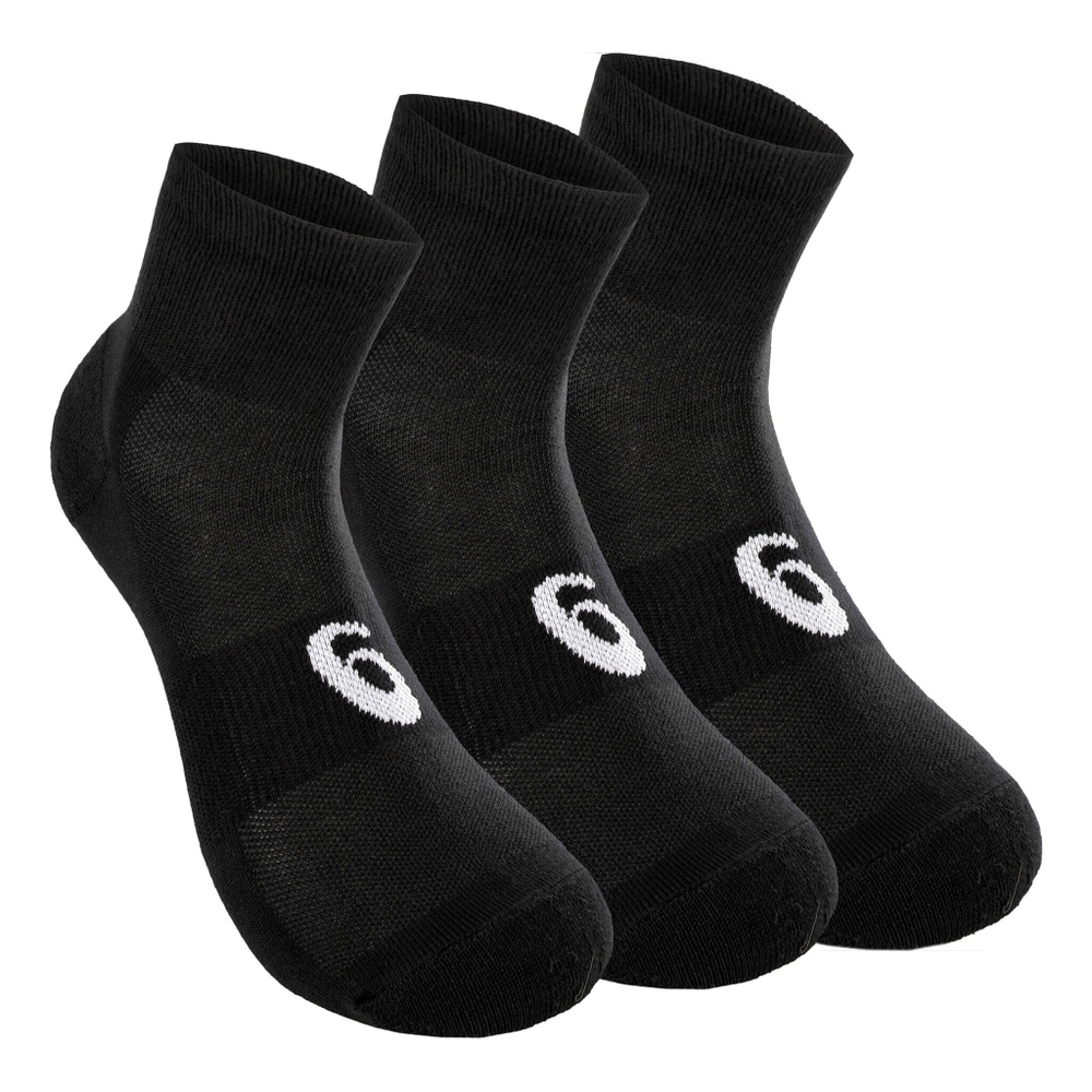 Носки теннисные ASICS Quarter Sports Socks 3 Pack - Black, White