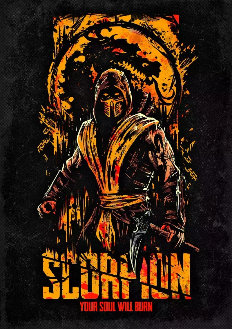 Постер «Mortal Kombat: Scorpion»