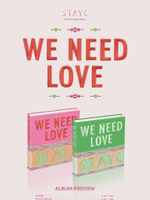 Альбом STAYC - WE NEED LOVE 3rd Single Album 2 Version SET
