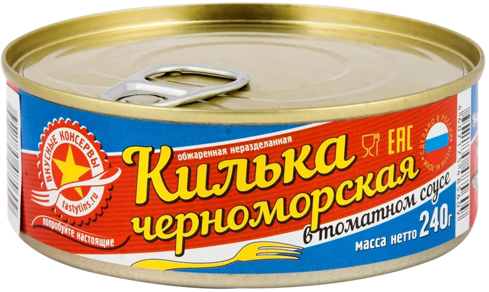 Килька Черноморская обж в т/с "ВК" 240г