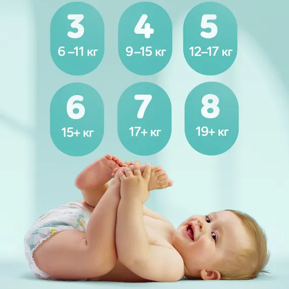 Трусики Pampers Pants 3 (6-11 кг) 52 шт.