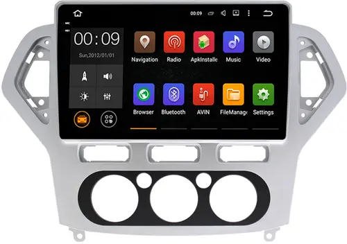 Магнитола для Ford Mondeo 4 2007-2010 - AIROC 2K RX-1708 Android 13, Быстрая, QLed+2K, CarPlay, SIM-слот