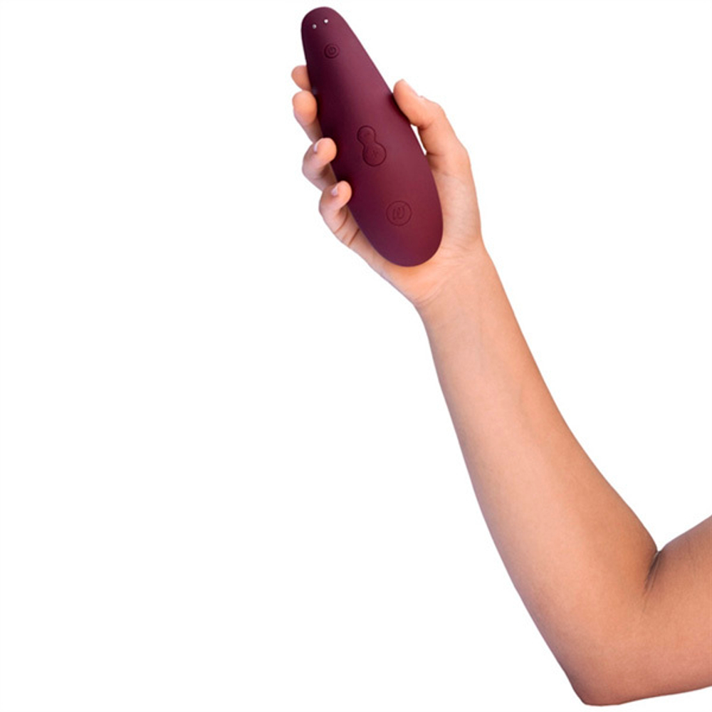 Бордовый вакуум-волновой стимулятор для клитора Womanizer Classic 2 Bordeaux WZ222SG7